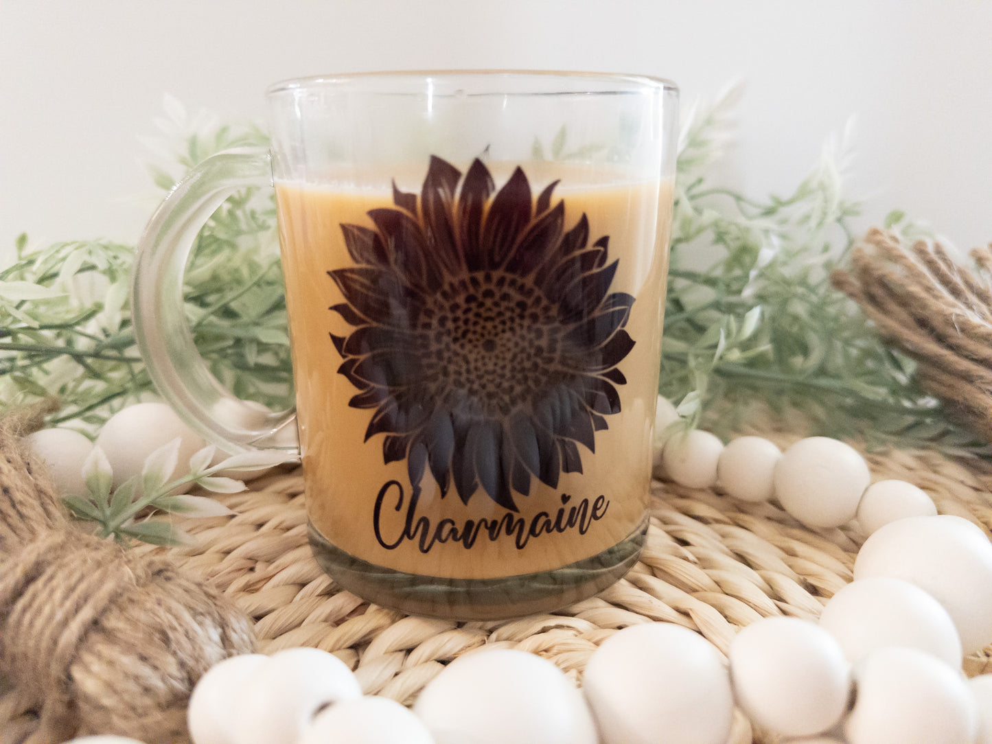 Sunflower Clear Mug