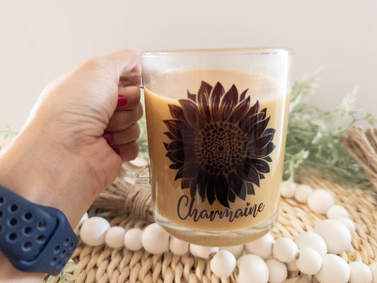 Sunflower Clear Mug