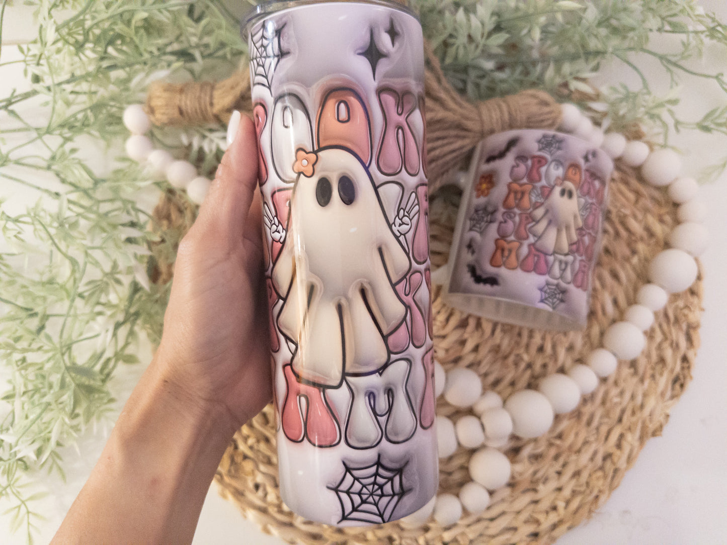 Retro Spooky Mama 3D Tumbler/Coffee Mug