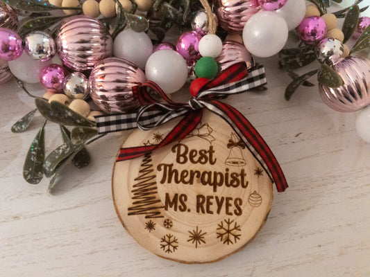 Engraved Christmas Ornament