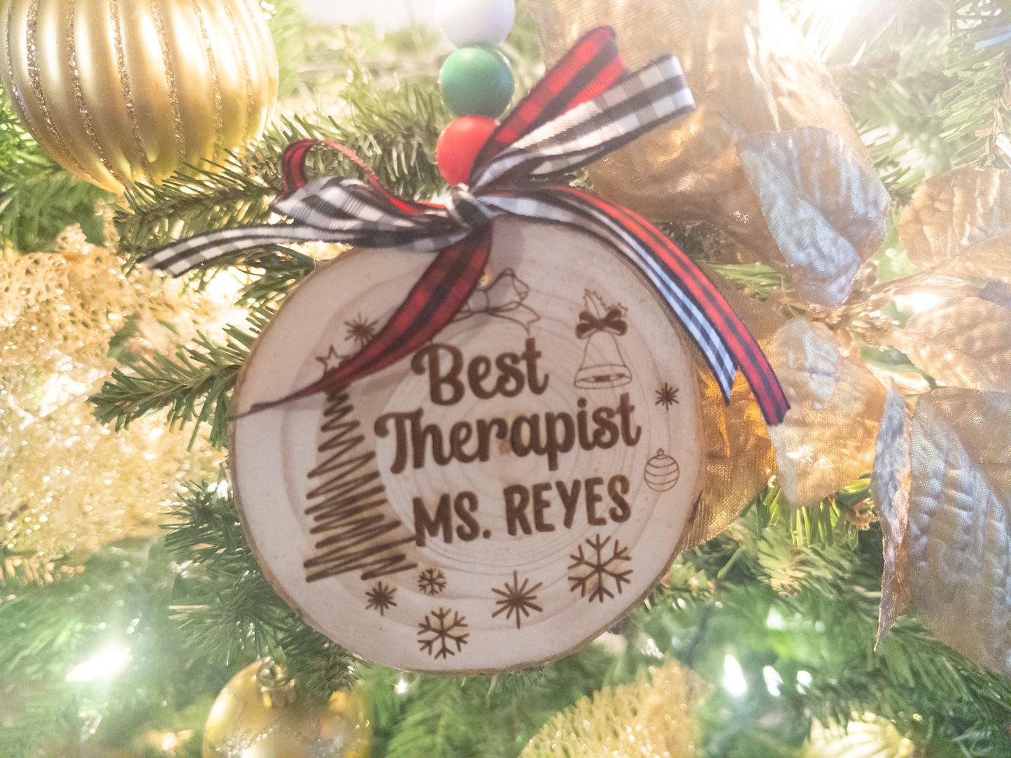 Engraved Christmas Ornament