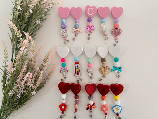 Heart Badge Reels, Nurse badge Reels