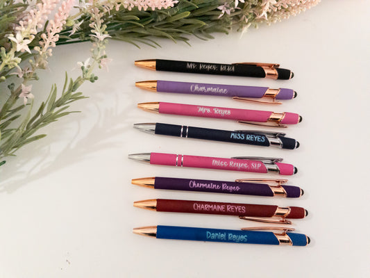 Laser Engraved Pen| Ballpoint Pen, Engraved Pen, Personalized Pen