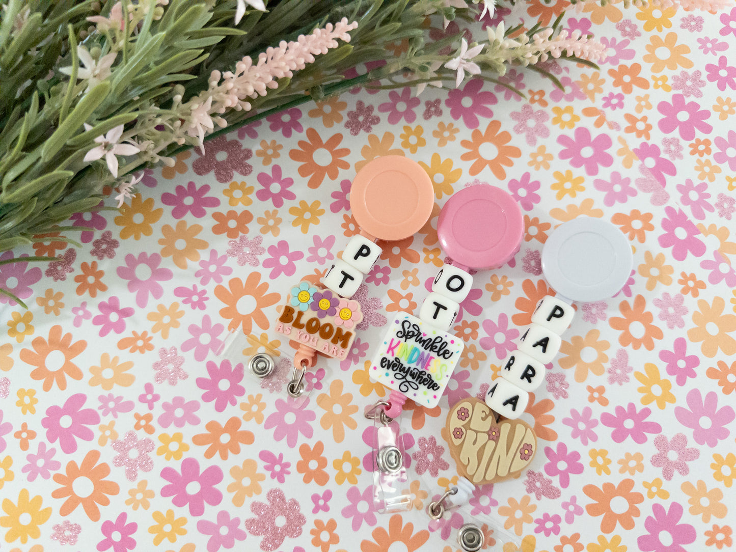 Job Title Badge Reel, Therapist Badge Reel, Teacher Badge Reel
