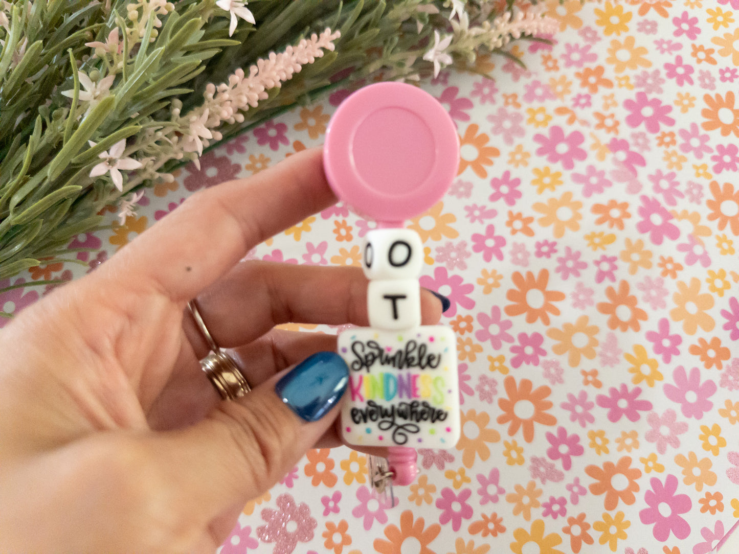Job Title Badge Reel, Therapist Badge Reel, Teacher Badge Reel