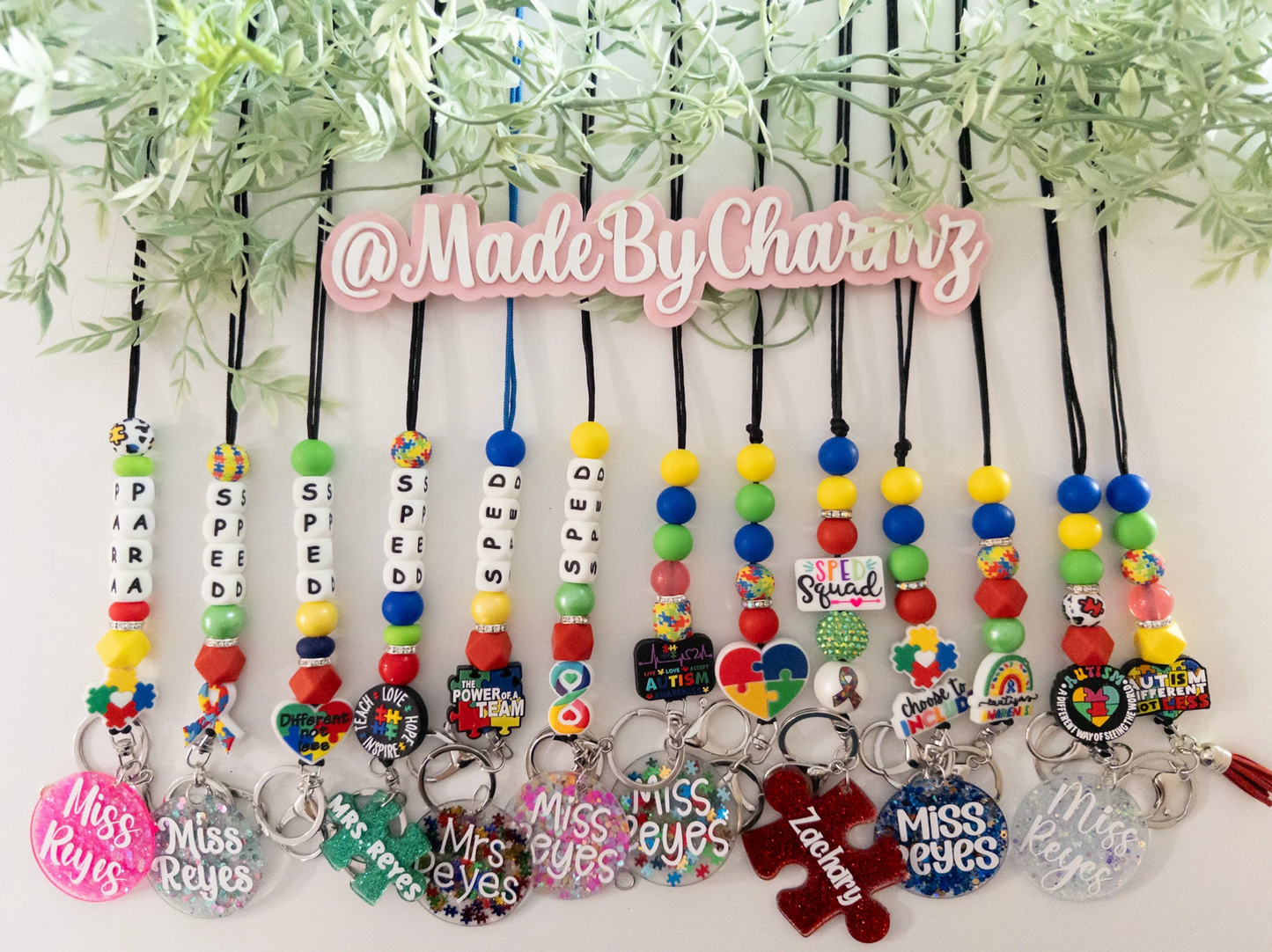 Autism Awareness Lanyard
