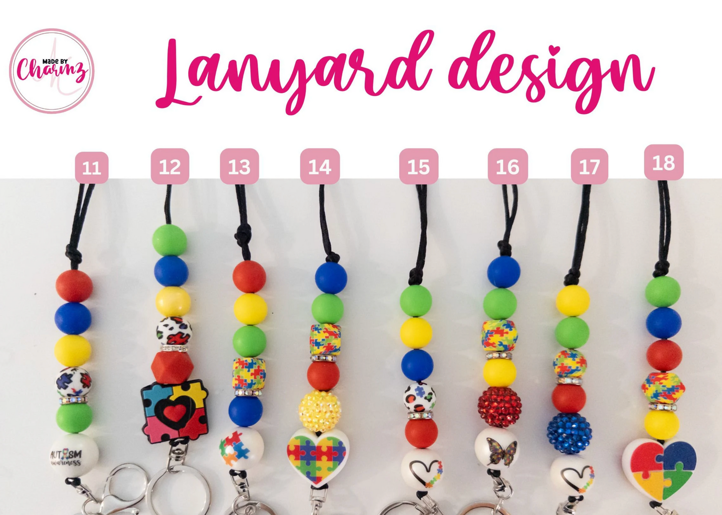Autism Awareness Lanyard