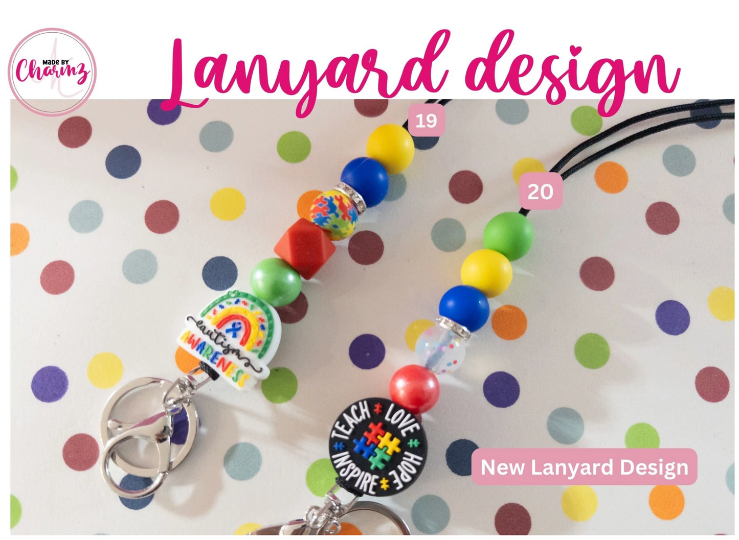 Autism Awareness Lanyard