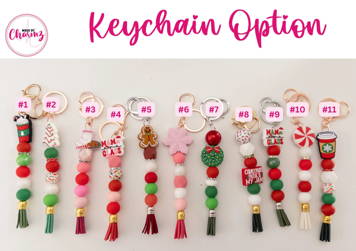 Christmas Wristlet | Keychain