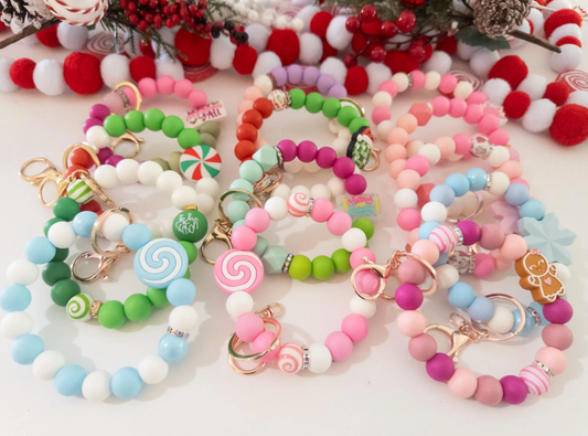 Christmas Wristlet | Keychain