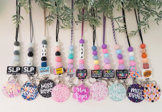 SLP Lanyard| Speech Language Pathologist Lanyard, Therapist Lanyard