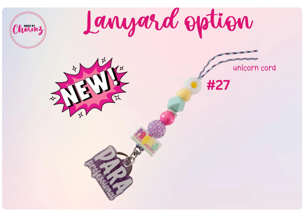 Paraprofessional Lanyard, Teacher Assistant Lanyard