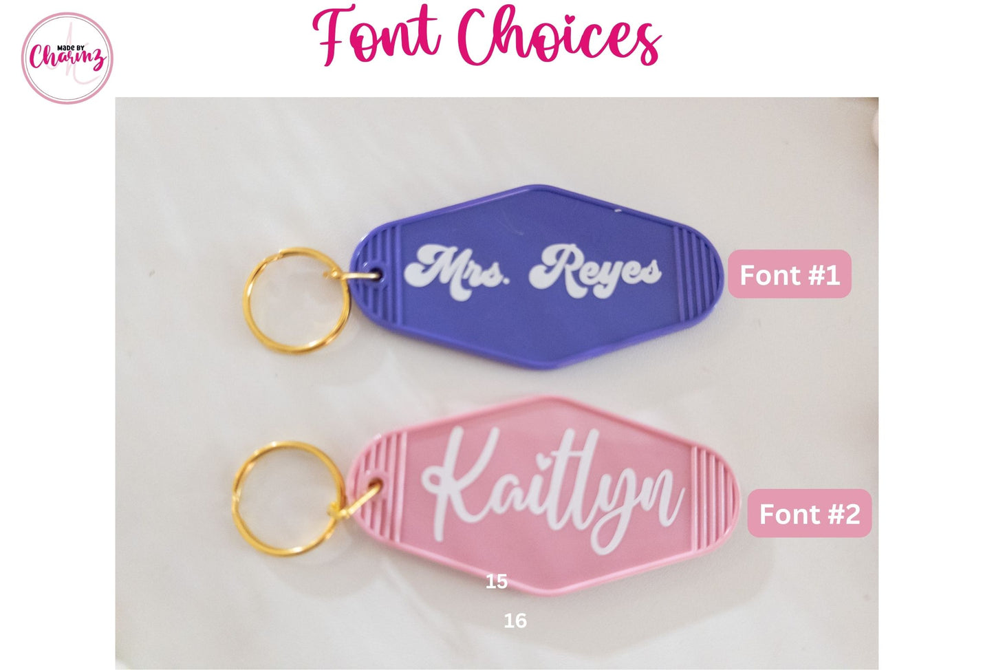 Teacher's Motel Keychain