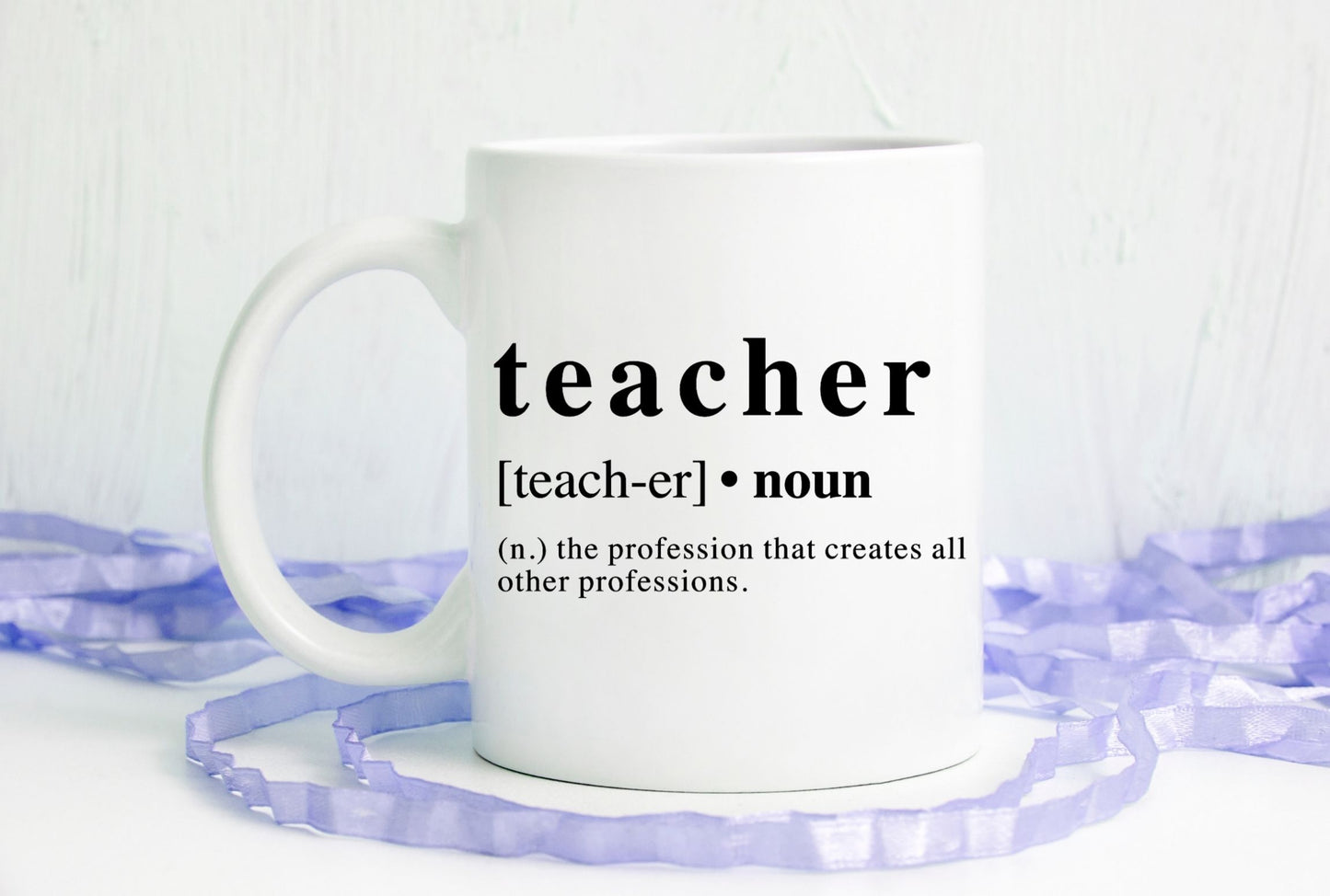 Teacher Coffee Tumbler with Handle / COffee Mug