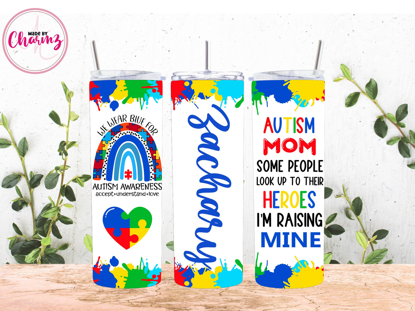 Autism Mom Tumbler