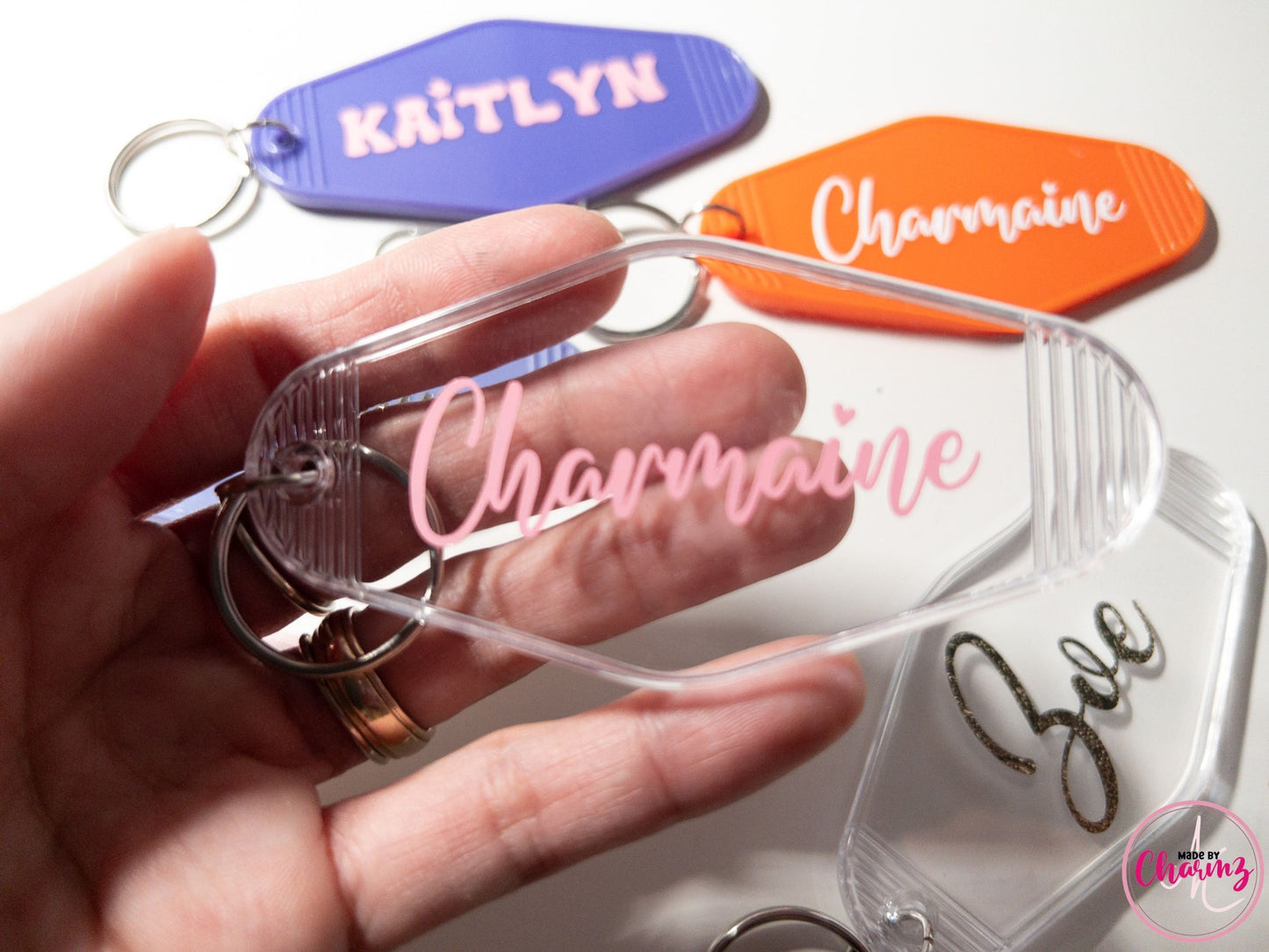 Personalized Motel Keychain