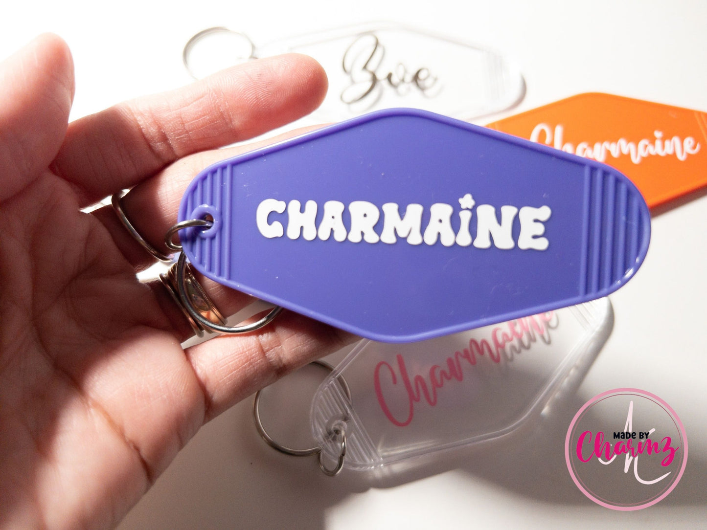 Personalized Motel Keychain