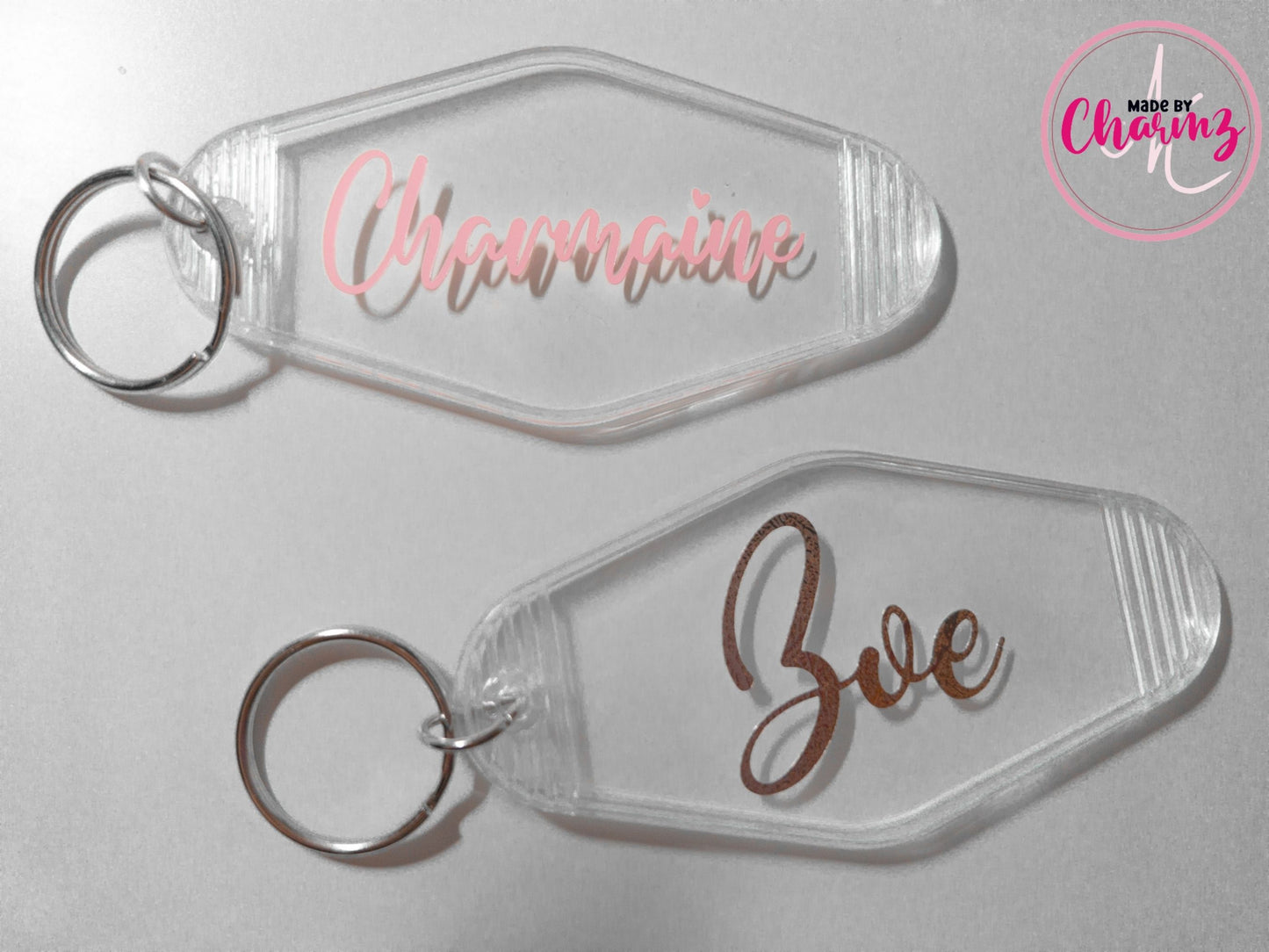 Personalized Motel Keychain