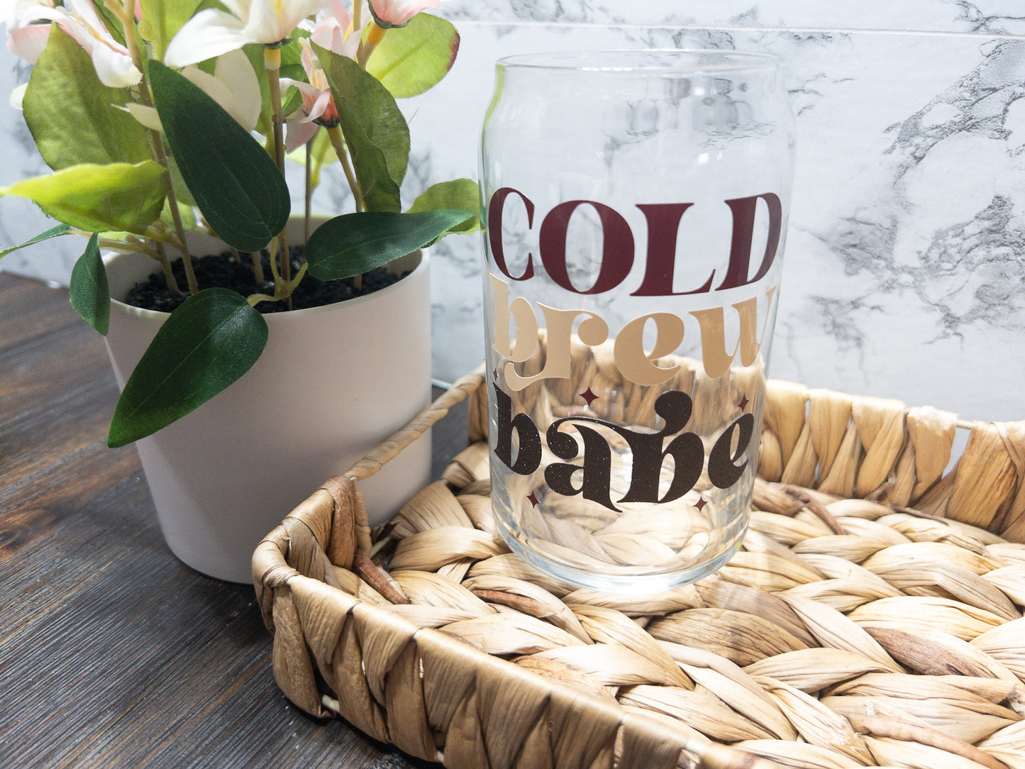 Cold Brew Babe Glass Can