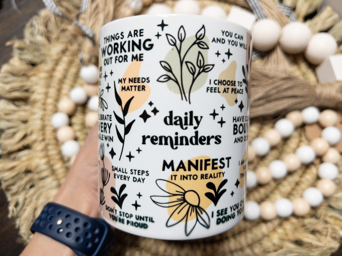 Daily Reminder Coffee Mug | Personalized Coffee Mug