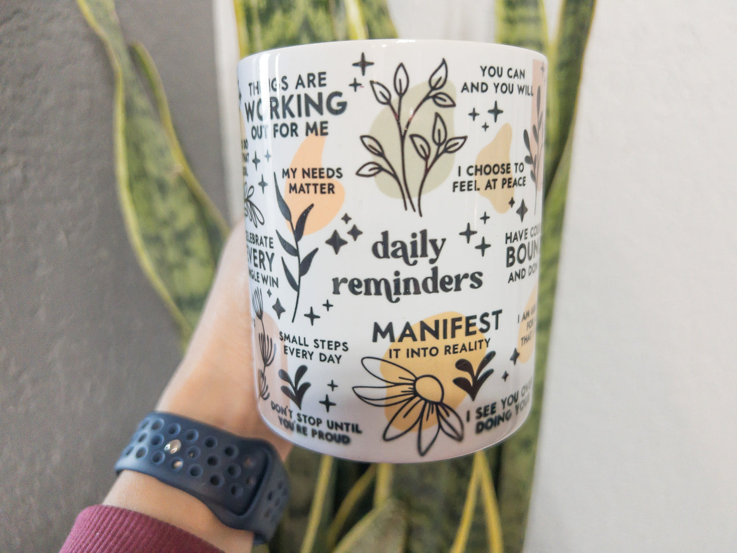 Daily Reminder Coffee Mug | Personalized Coffee Mug