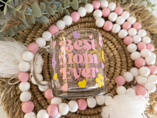 Best Mom Clear Coffee Mug