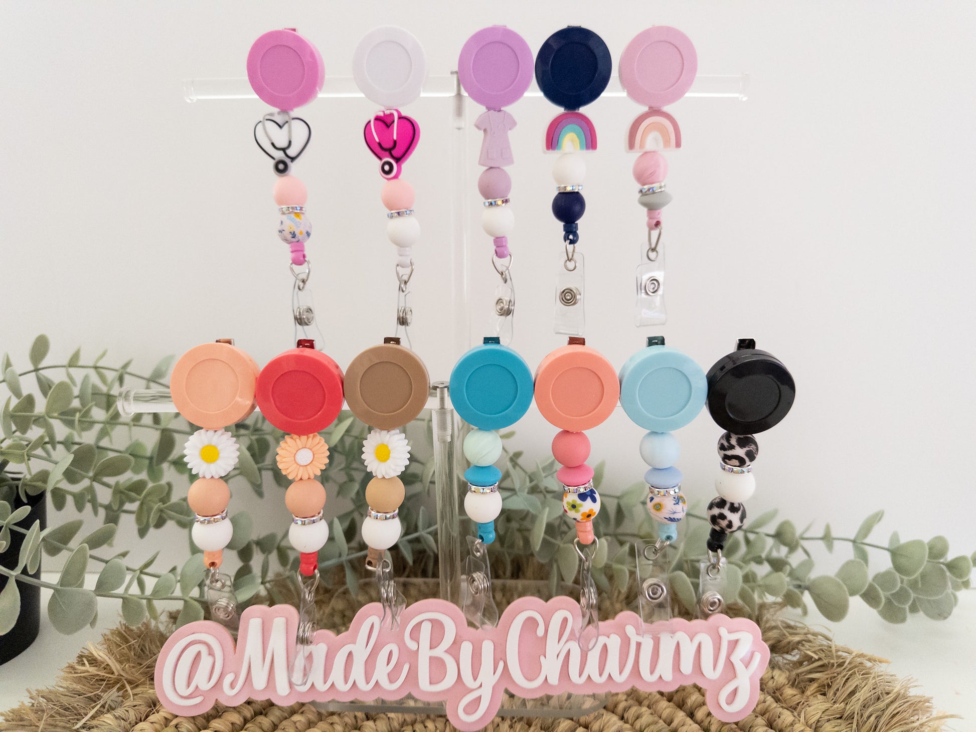 Beaded Badge Reels