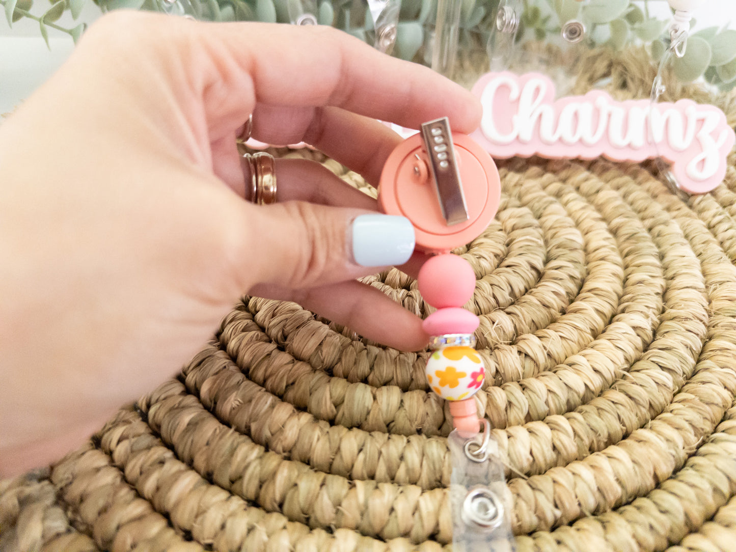 Beaded Badge Reels